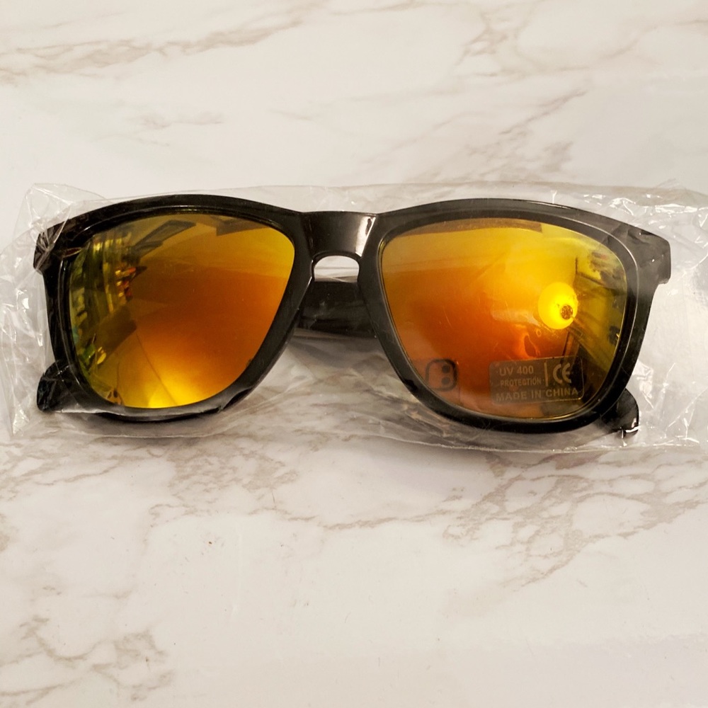 Bern Black & Orange Sunglasses